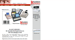 Desktop Screenshot of kassen-hermes.de