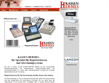 Tablet Screenshot of kassen-hermes.de